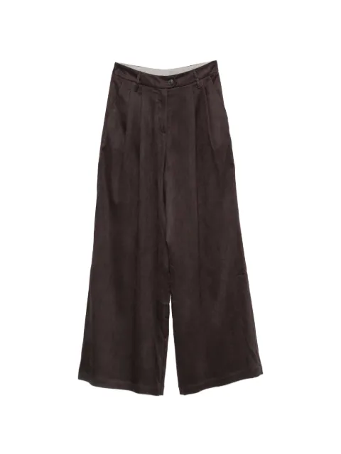 Alysi pleated wide-leg trousers
