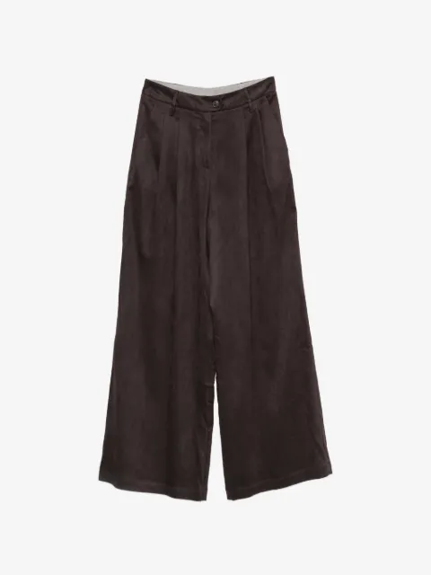 Alysi pleated wide-leg trousers
