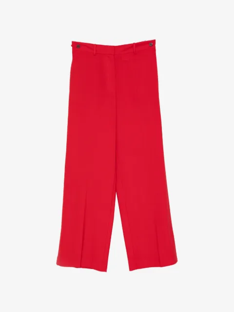 Alysi pressed-crease wide-leg trousers
