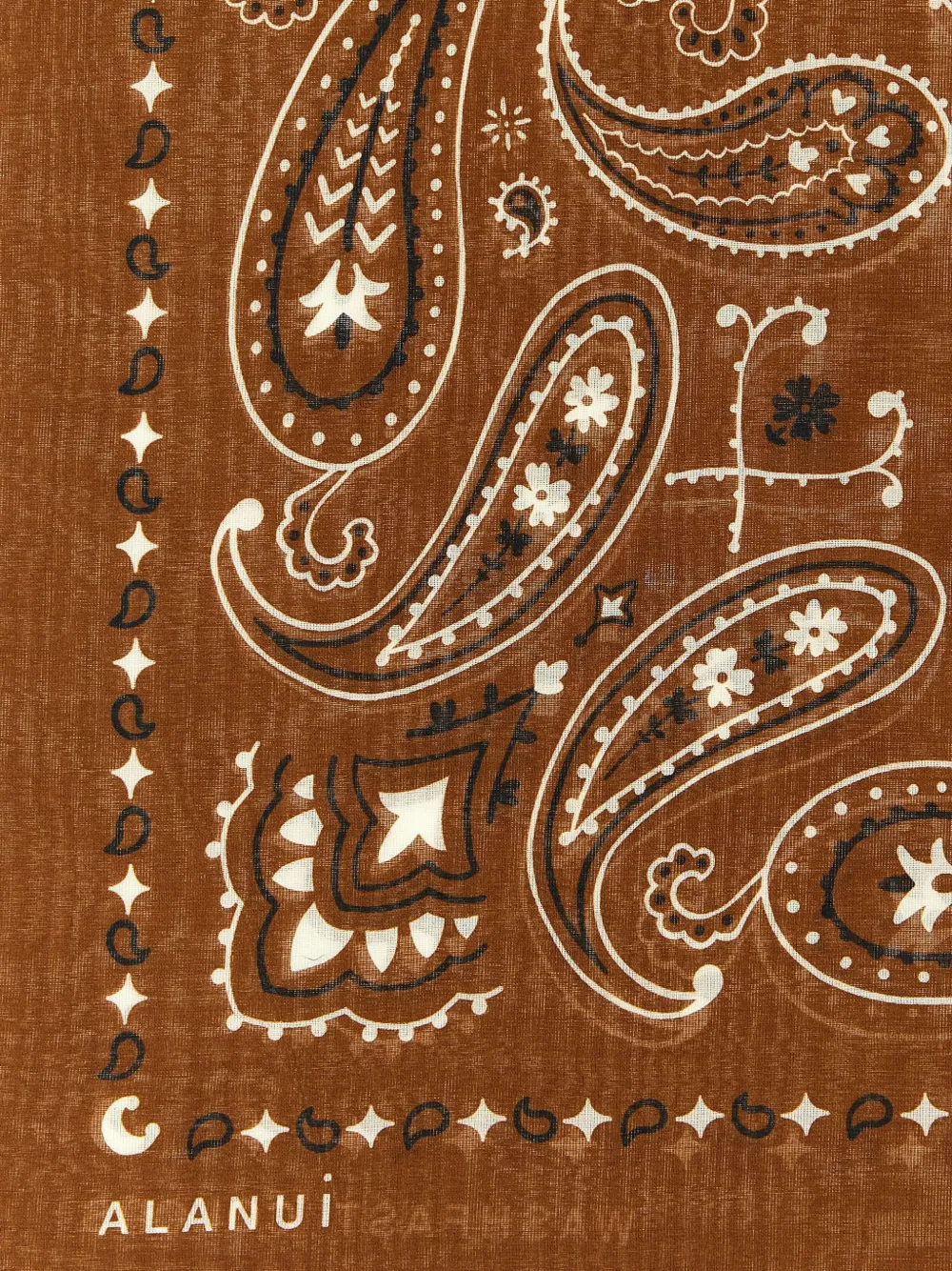 Alanui Sjaal met paisley-print Bruin