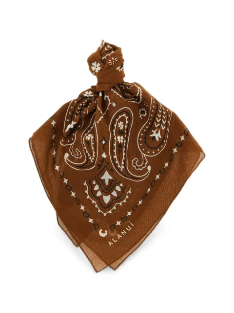 Alanui paisley-print square scarf