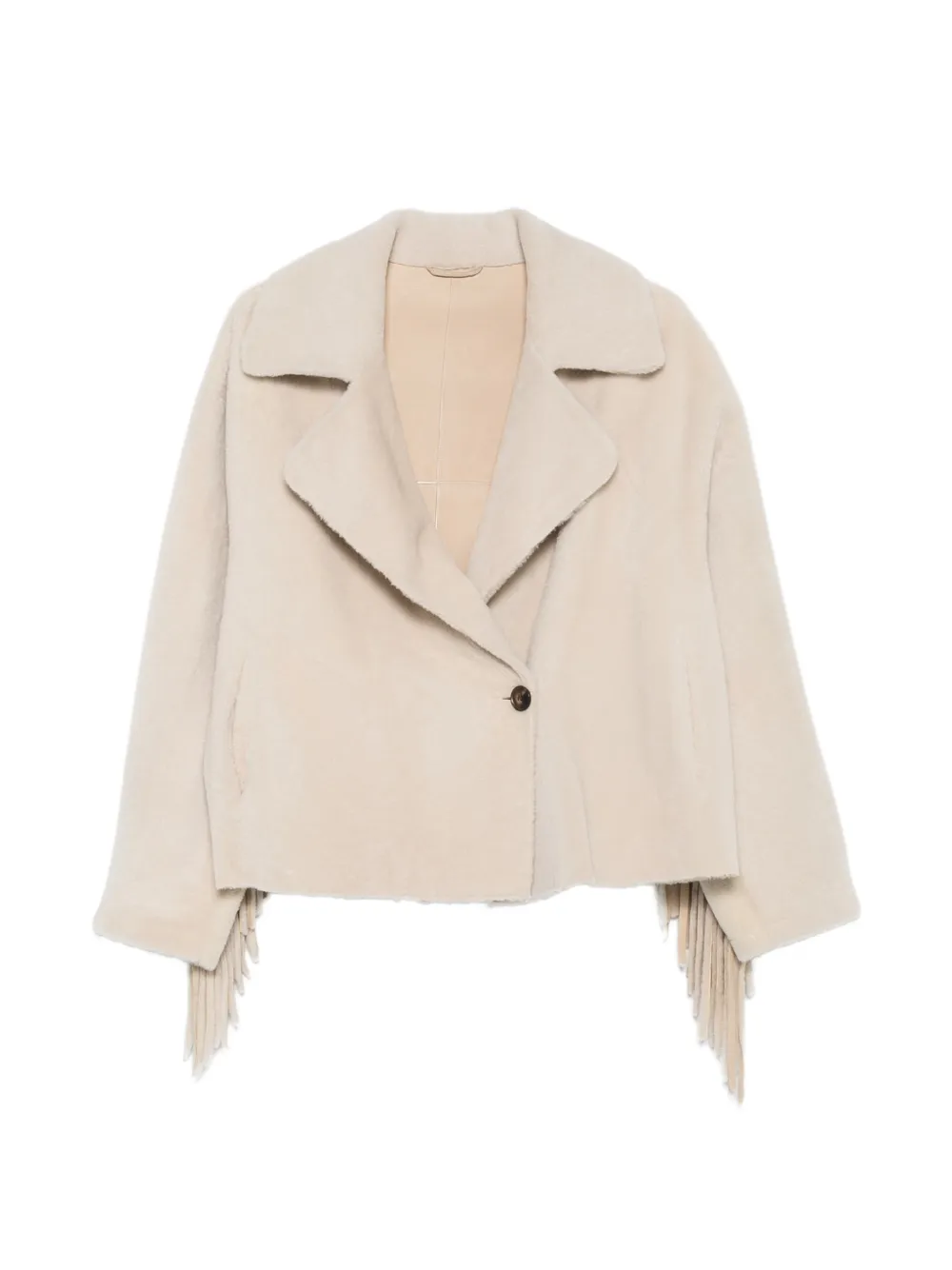 Liska fringe-detail jacket