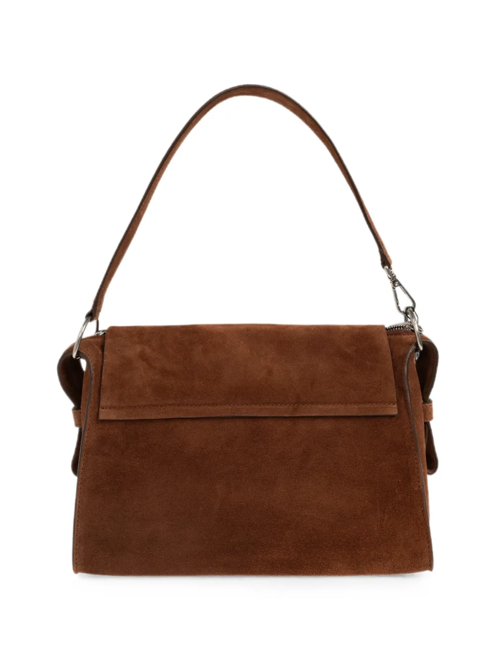 IRO Camera Loop suède shopper Bruin