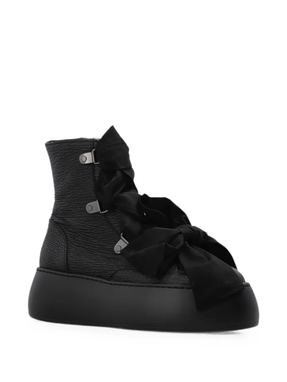 AGL Vibe Ribbon platform boots Zwart