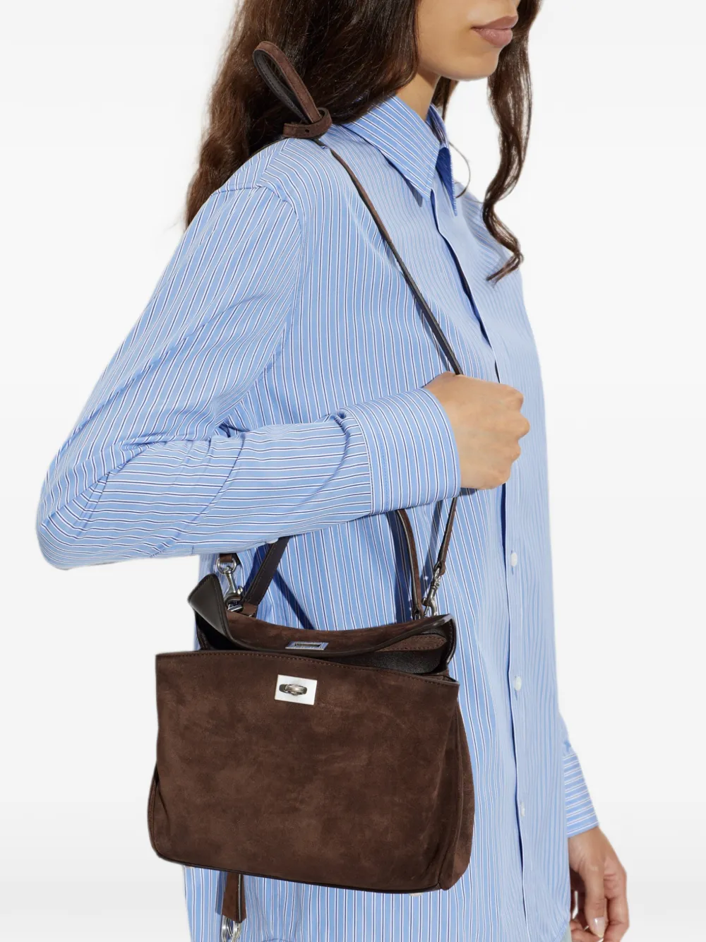 Balenciaga Rodeo mini-handtas Bruin