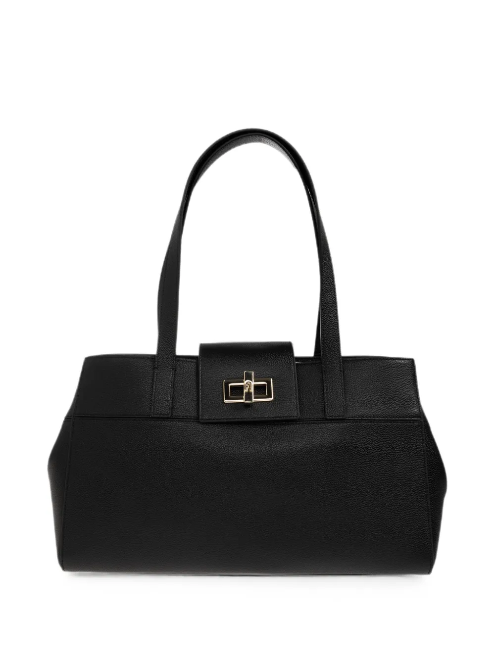 Furla large Amelia leather shoulder bag - Nero