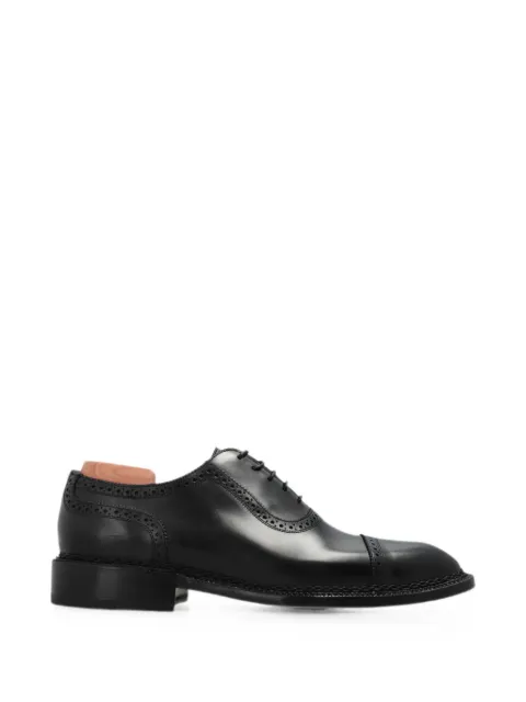 Kiton brogue-detail lace-up Oxford shoes