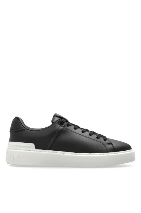 Balmain B-Court smooth leather trainers