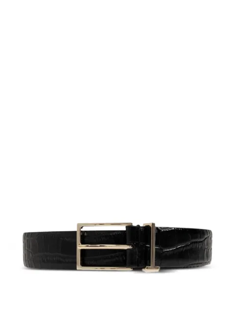 TOM FORD croc-effect leather belt