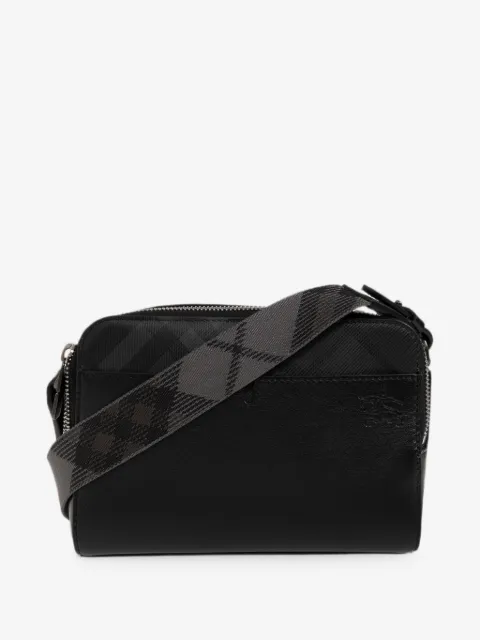 Burberry Check-pattern messenger bag