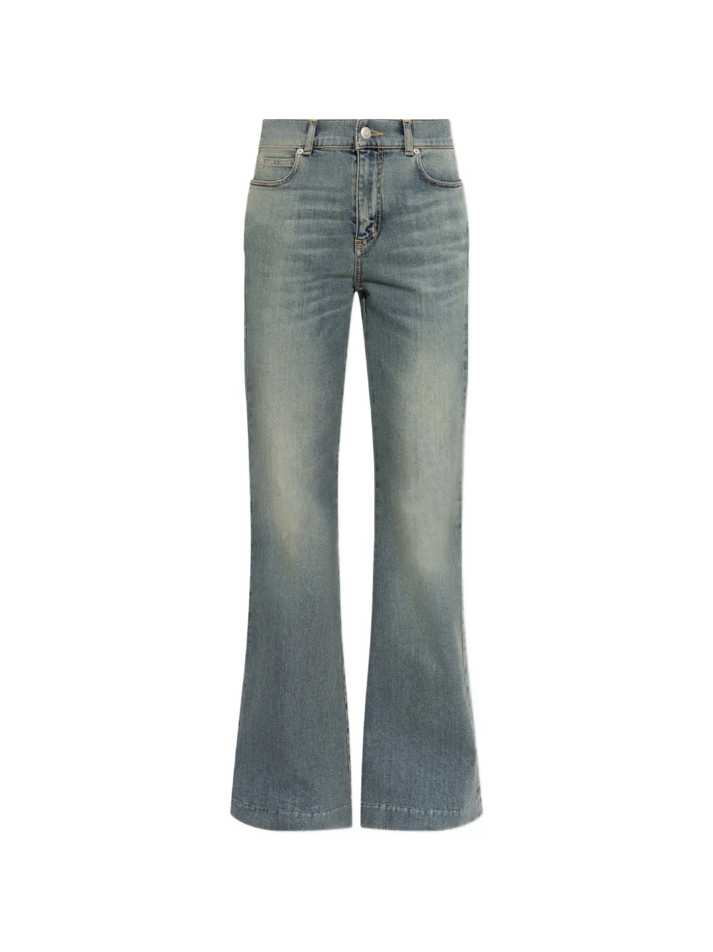 Alexander McQueen flared-leg jeans - Blau