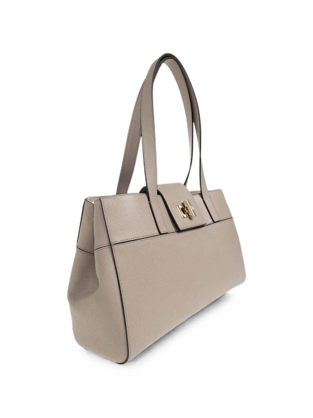 Furla Amelia leren schoudertas Beige