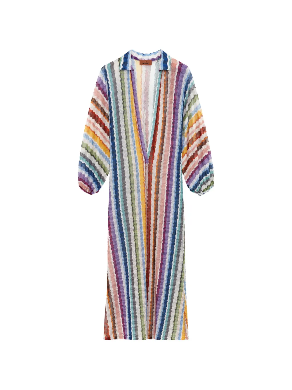 Missoni zig-zag maxi dress - Weiß