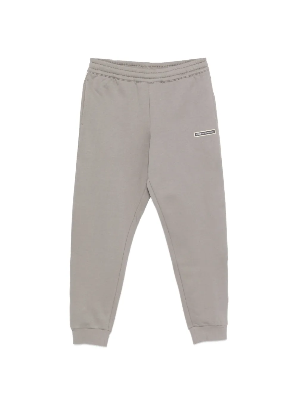 Ea7 Emporio Armani logo-patch track pants - Grau