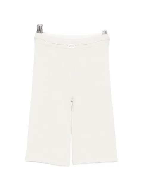 Liu Jo Kids logo-plaque knitted trousers