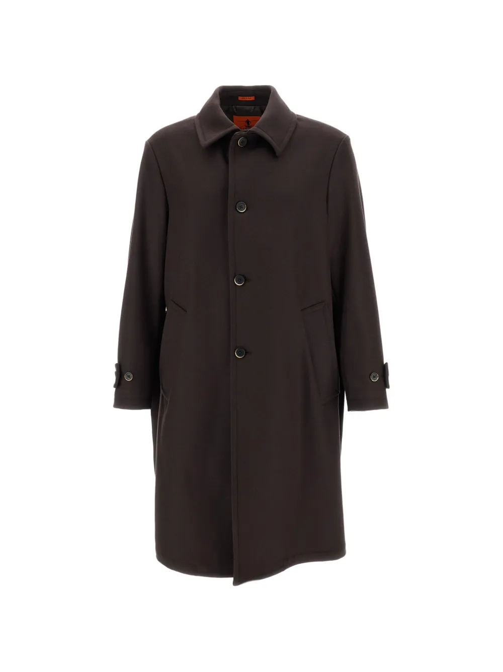 Barena Auger belted button-front coat