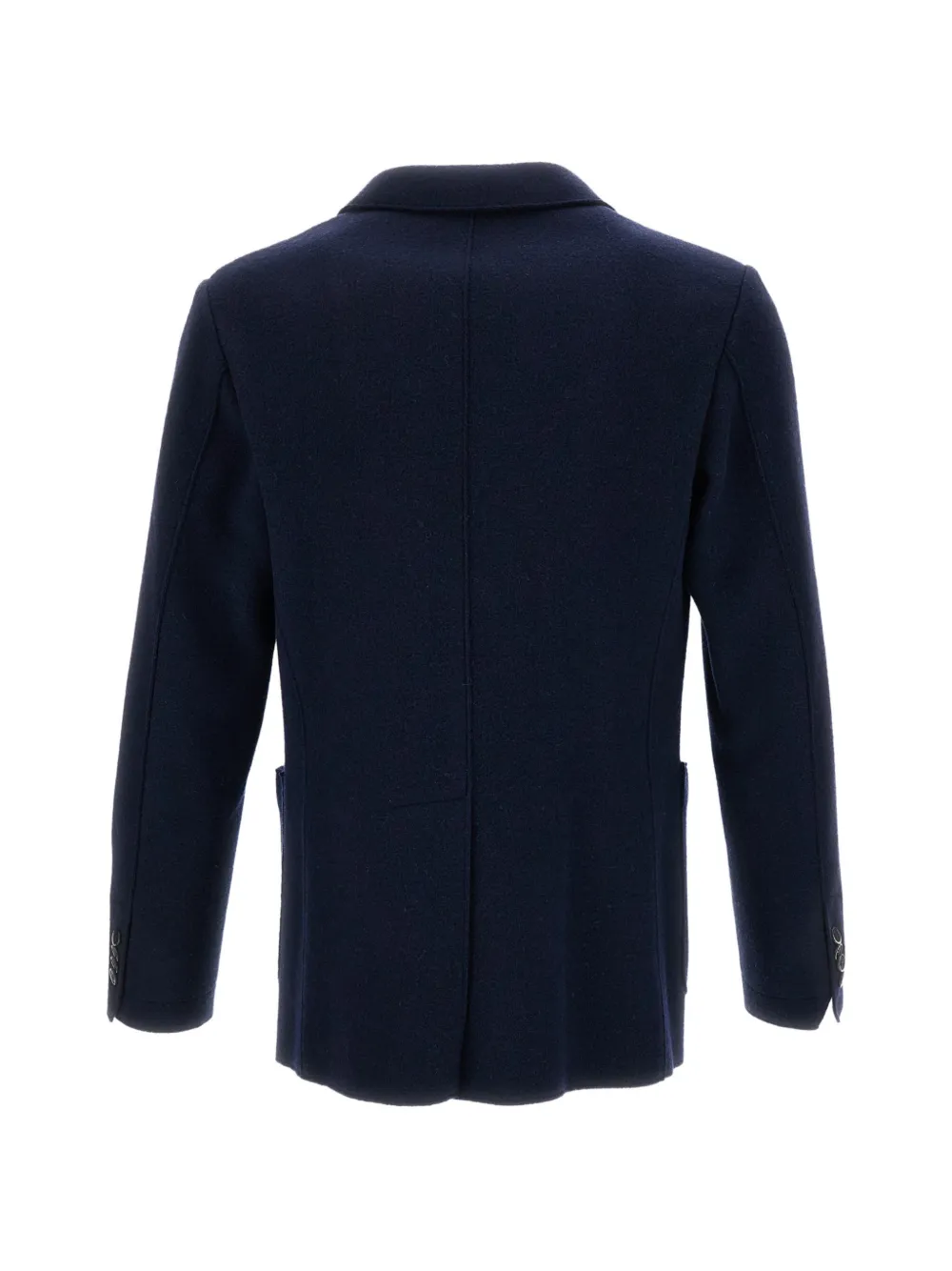 Barena three-button patch-pocket blazer Blauw