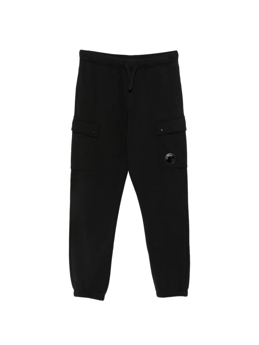 C.P. Company Kids elasticated-waistband cargo pants - Nero
