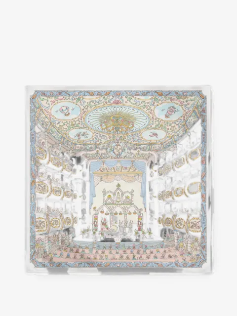 Atelier Choux Nutcracker illustration-print square blanket