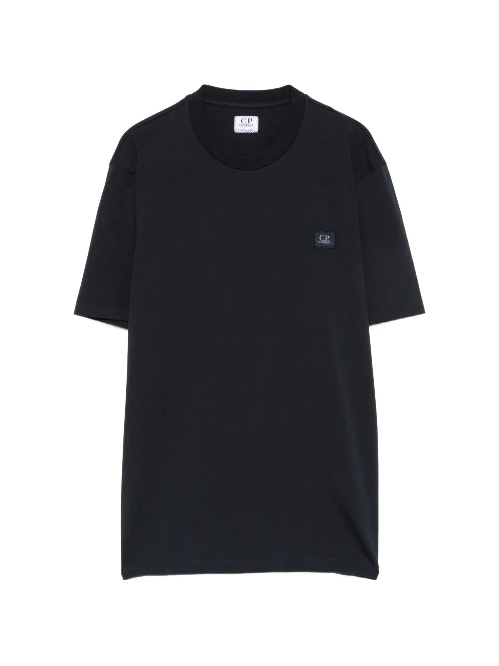C.P. Company Kids logo-patch T-shirt - Blu