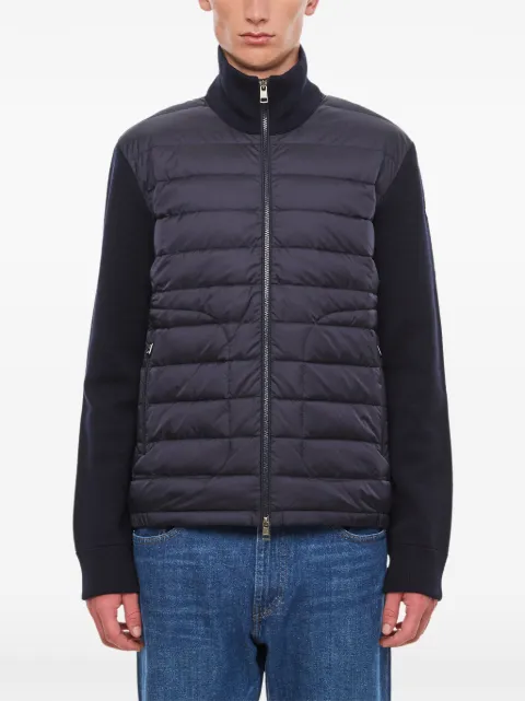 Moncler padded zip-up cardigan
