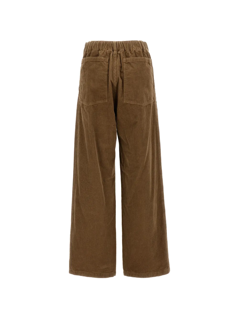 Barena Ribfluwelen broek met wijde pijpen Bruin