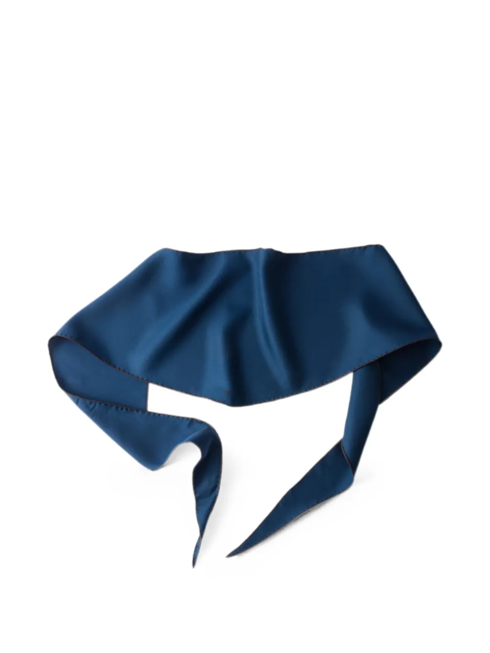 Prada Twill sjaal met print Blauw