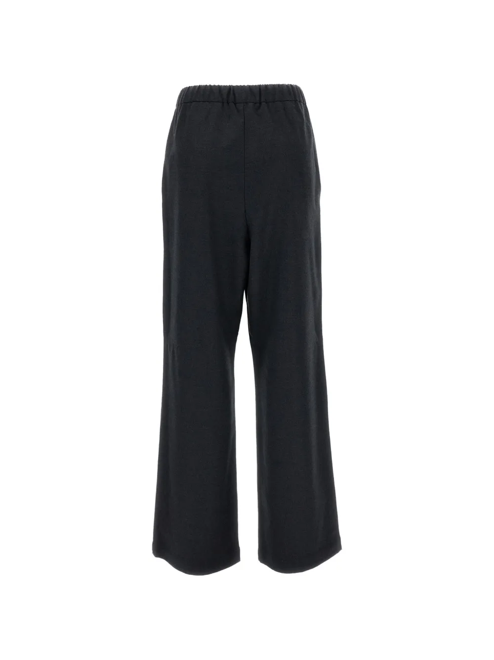 Barena Mado Flan broek met elastische taille en wijde pijpen Grijs