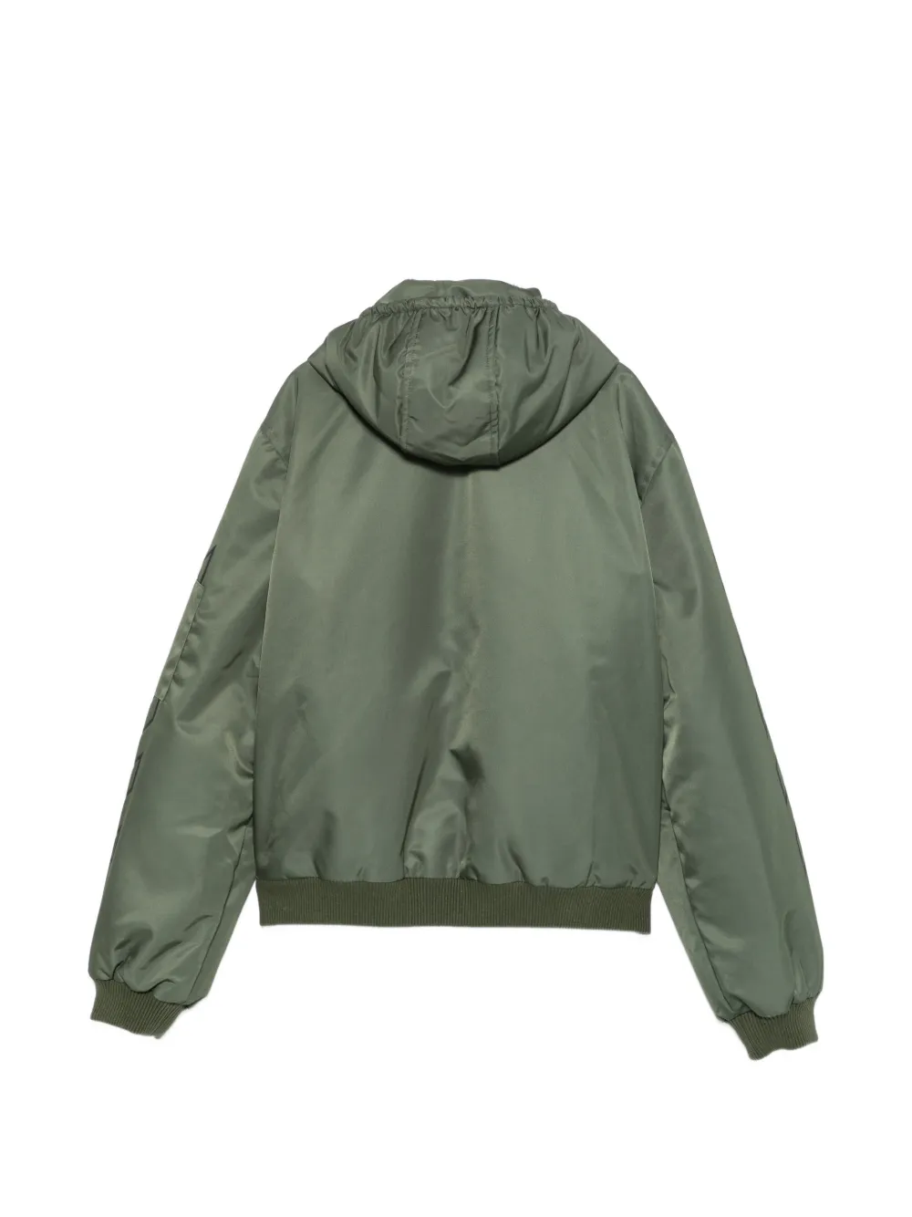 Off-White Kids Bomberjack met capuchon Groen