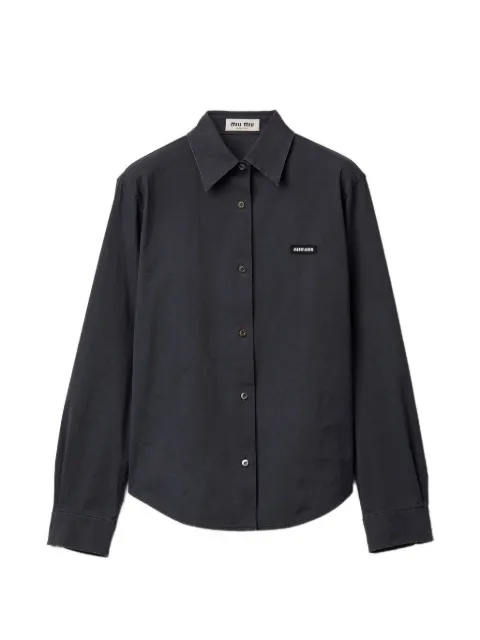 Miu Miu stretch poplin shirt