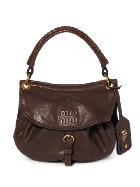 Miu Miu Rendez-vous nappa leather bag
