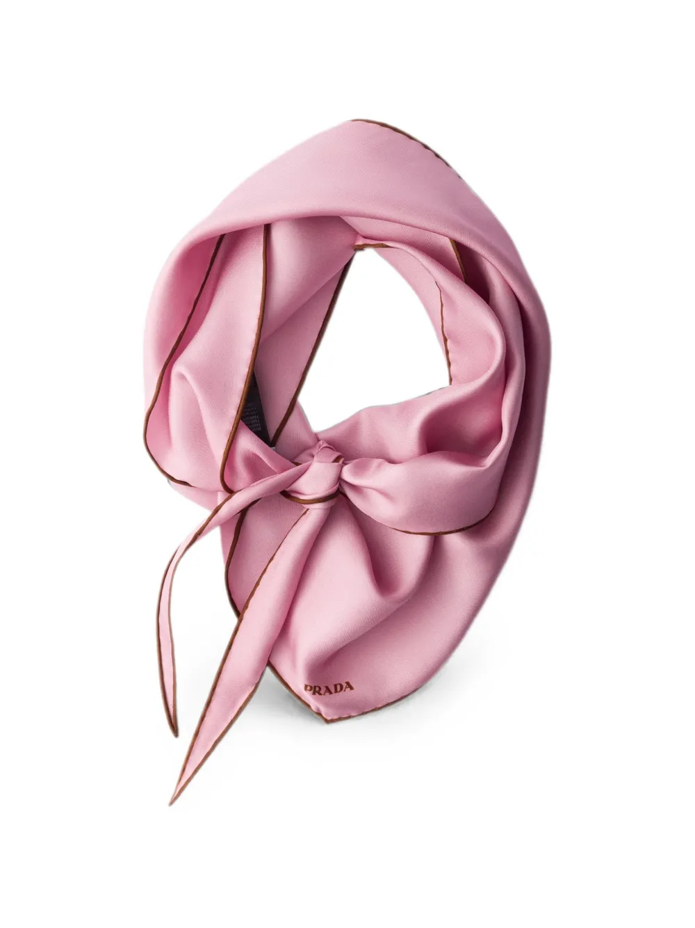 Prada Twill sjaal met print Roze