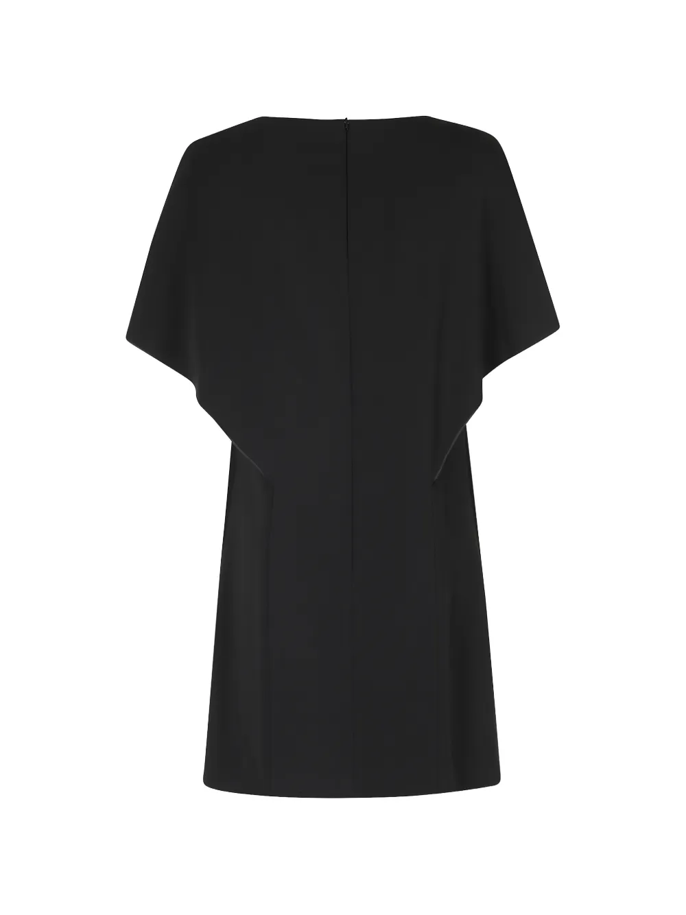 Alberta Ferretti Shiftjurk met cape-stijl Zwart