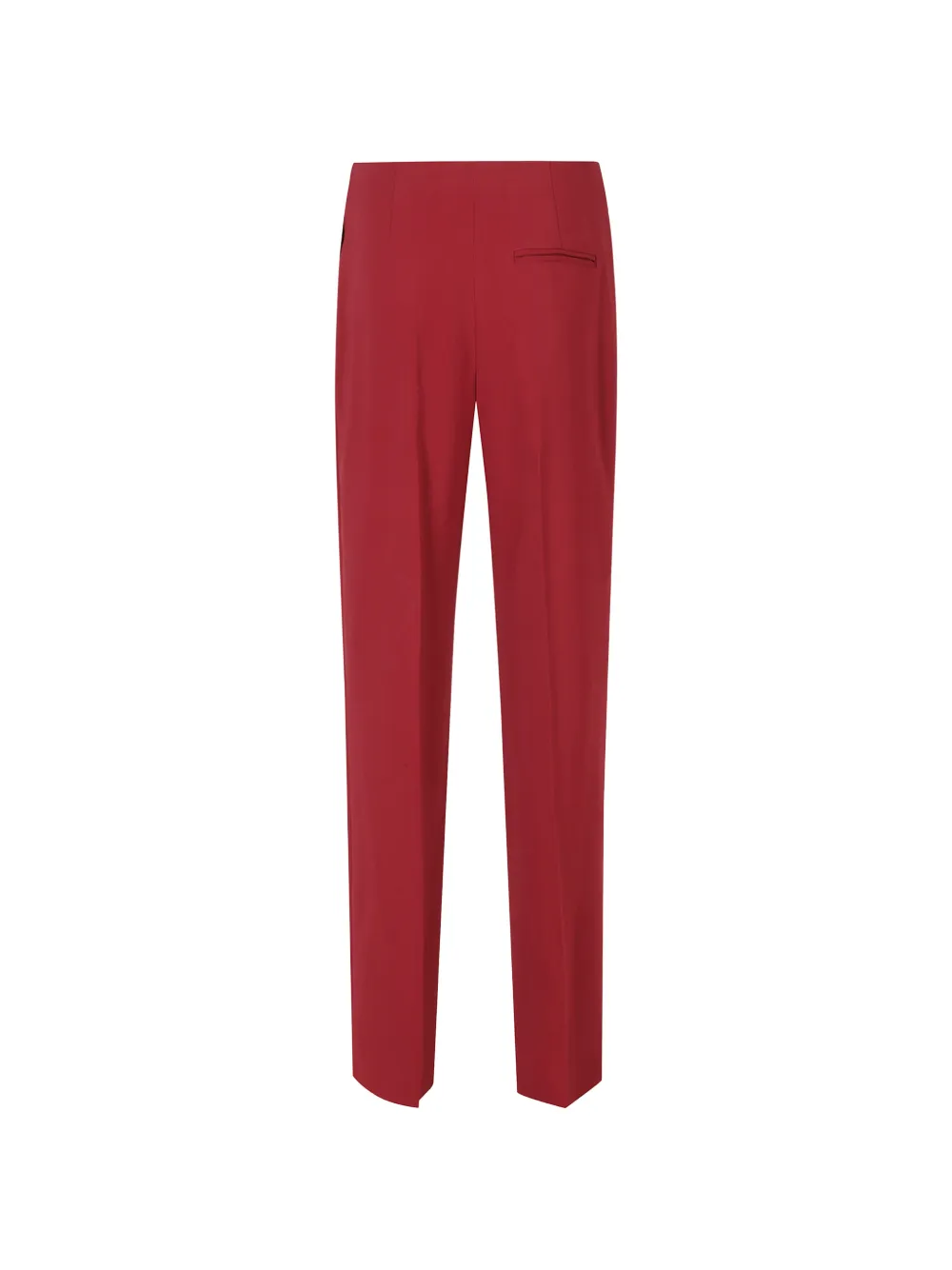 Alberta Ferretti Straight broek Rood
