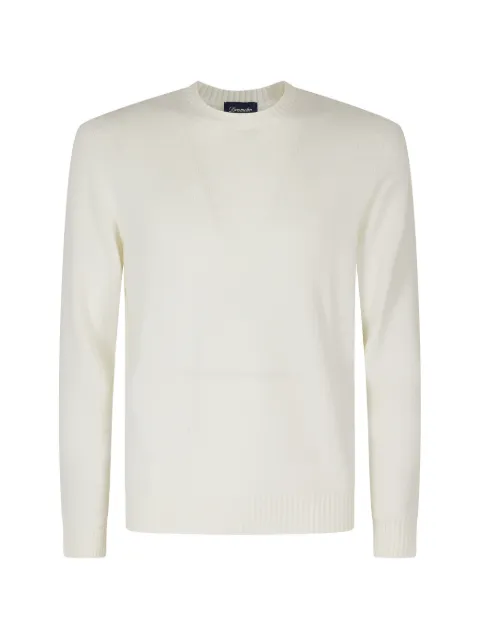 Drumohr crew neck ribbed-trim sweater