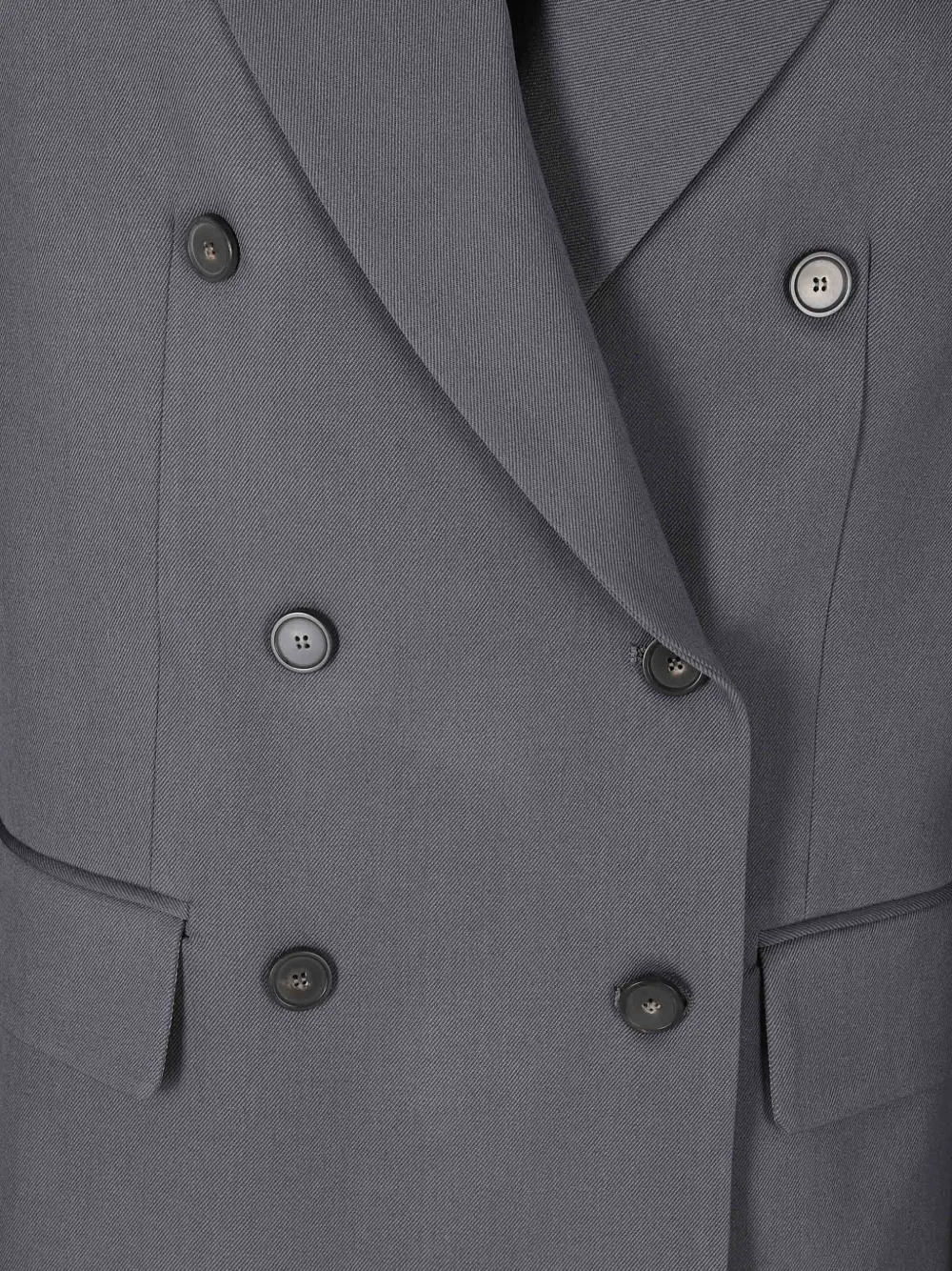 Erika Cavallini Blazer met dubbele rij knopen Grijs