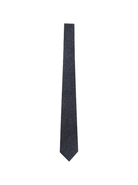 Tagliatore herringbone-weave flecked tie