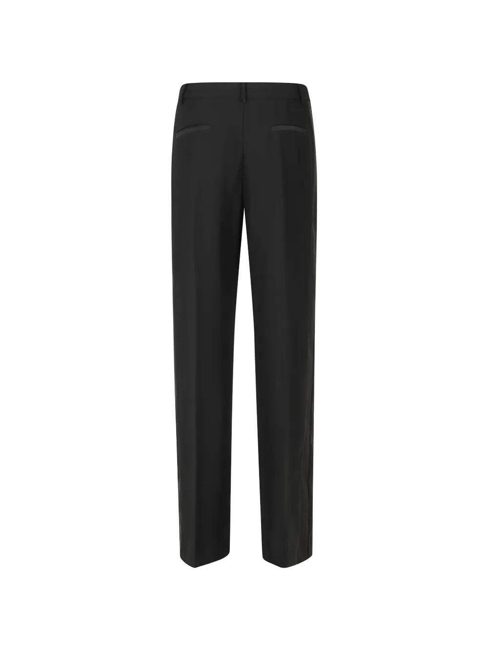 ERMANNO FIRENZE drawstring straight-leg trousers Zwart