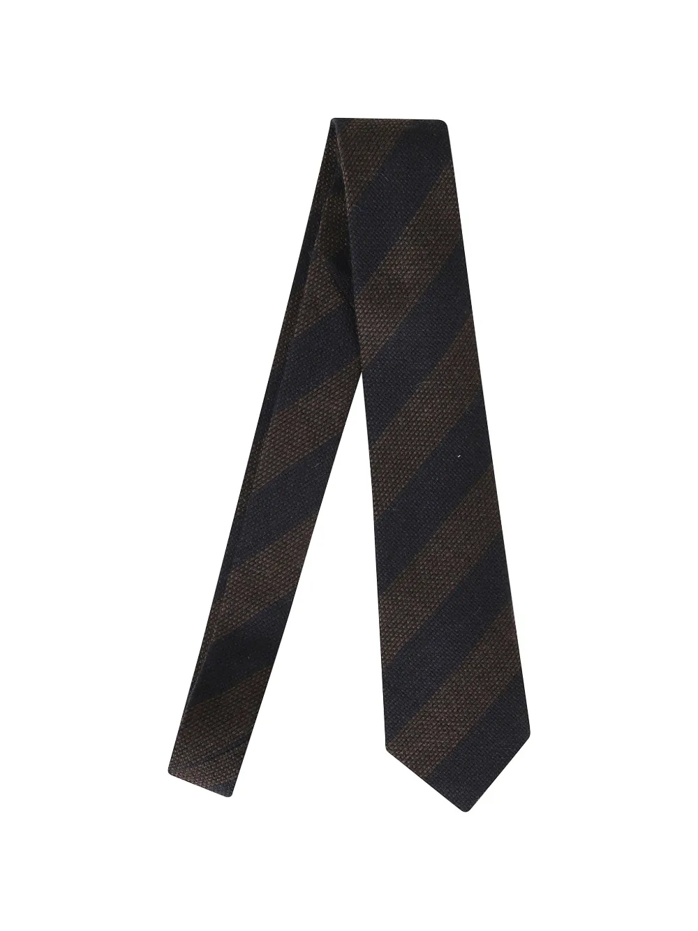 Tagliatore diagonal-stripe tie Bruin