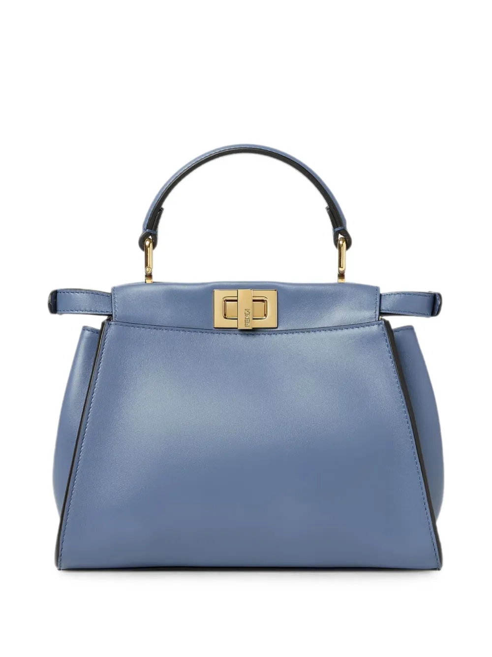 FENDI Peekaboo kleine tas Blauw