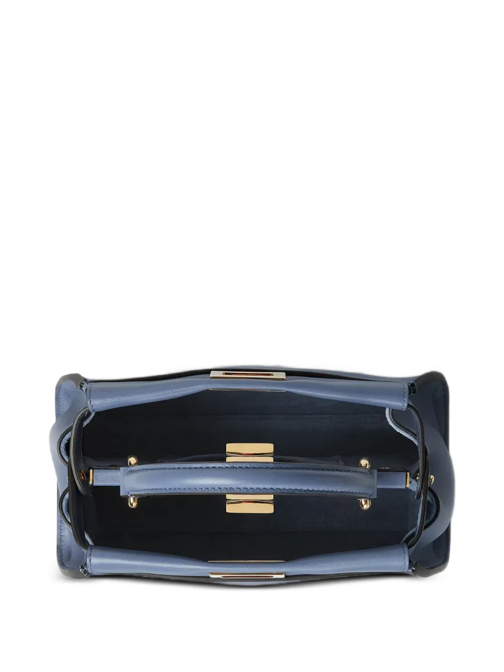 FENDI Peekaboo kleine tas Blauw