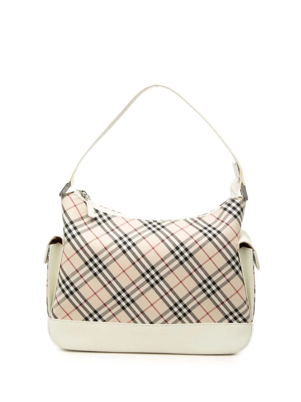 Burberry Pre-Owned 2000-2017 Nova Check Canvas shoulder bag - White