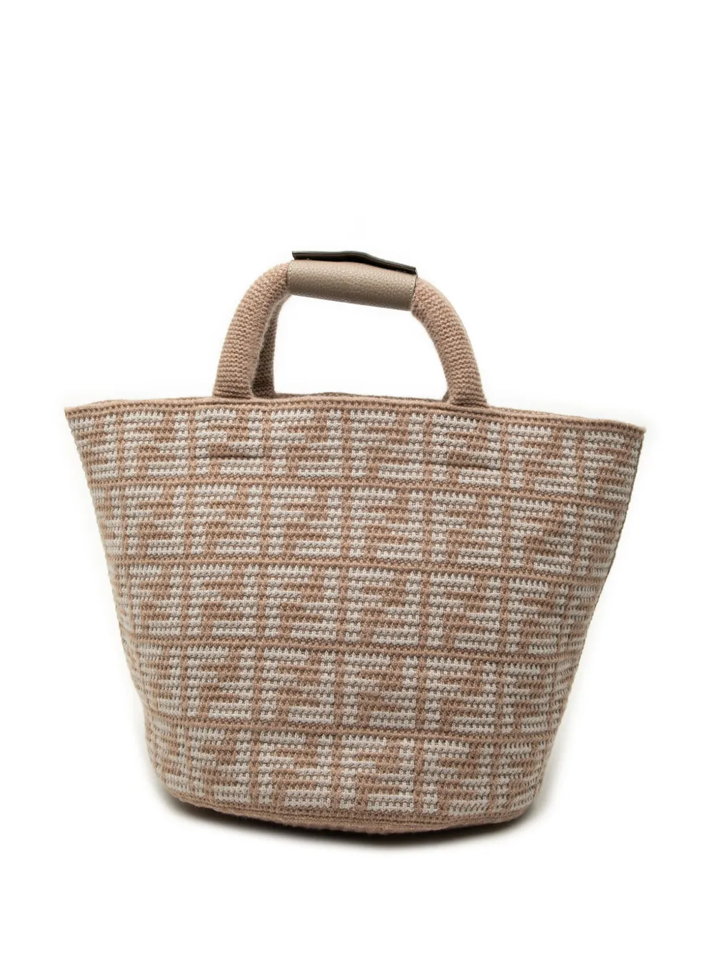 Fendi Pre-Owned 2010-2026 Zucca Cashmere Shopper tote bag - Neutrals