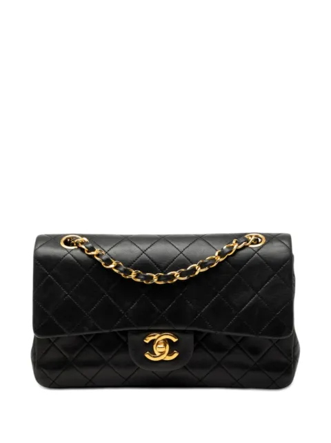 CHANEL Pre-Owned 1989-1991 Small Classic Lambskin Double Flap shoulder bag