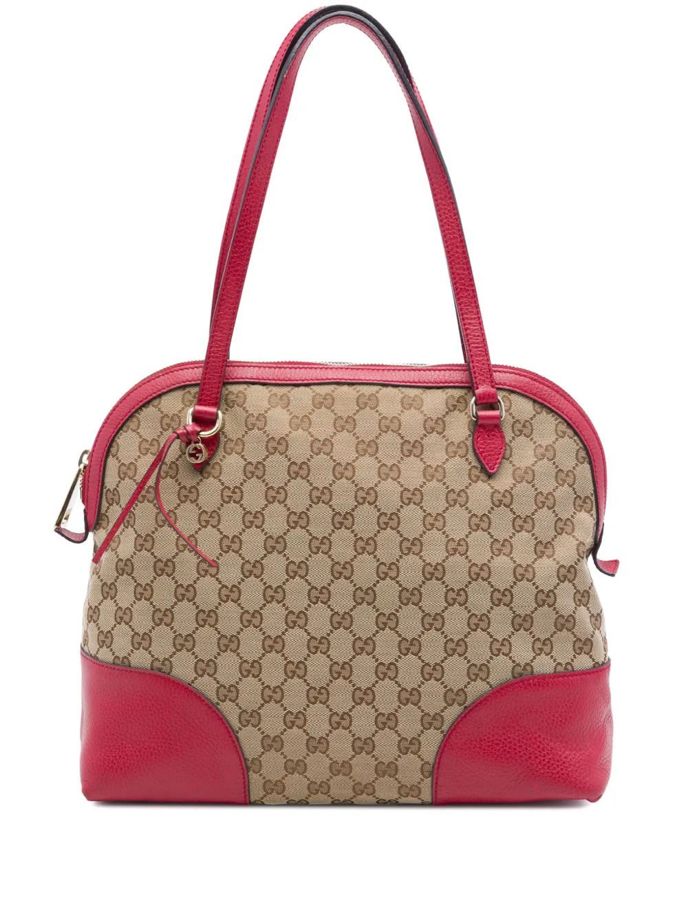 Gucci Pre-Owned 2016-2026 GG Canvas Dome shoulder bag - Rosso