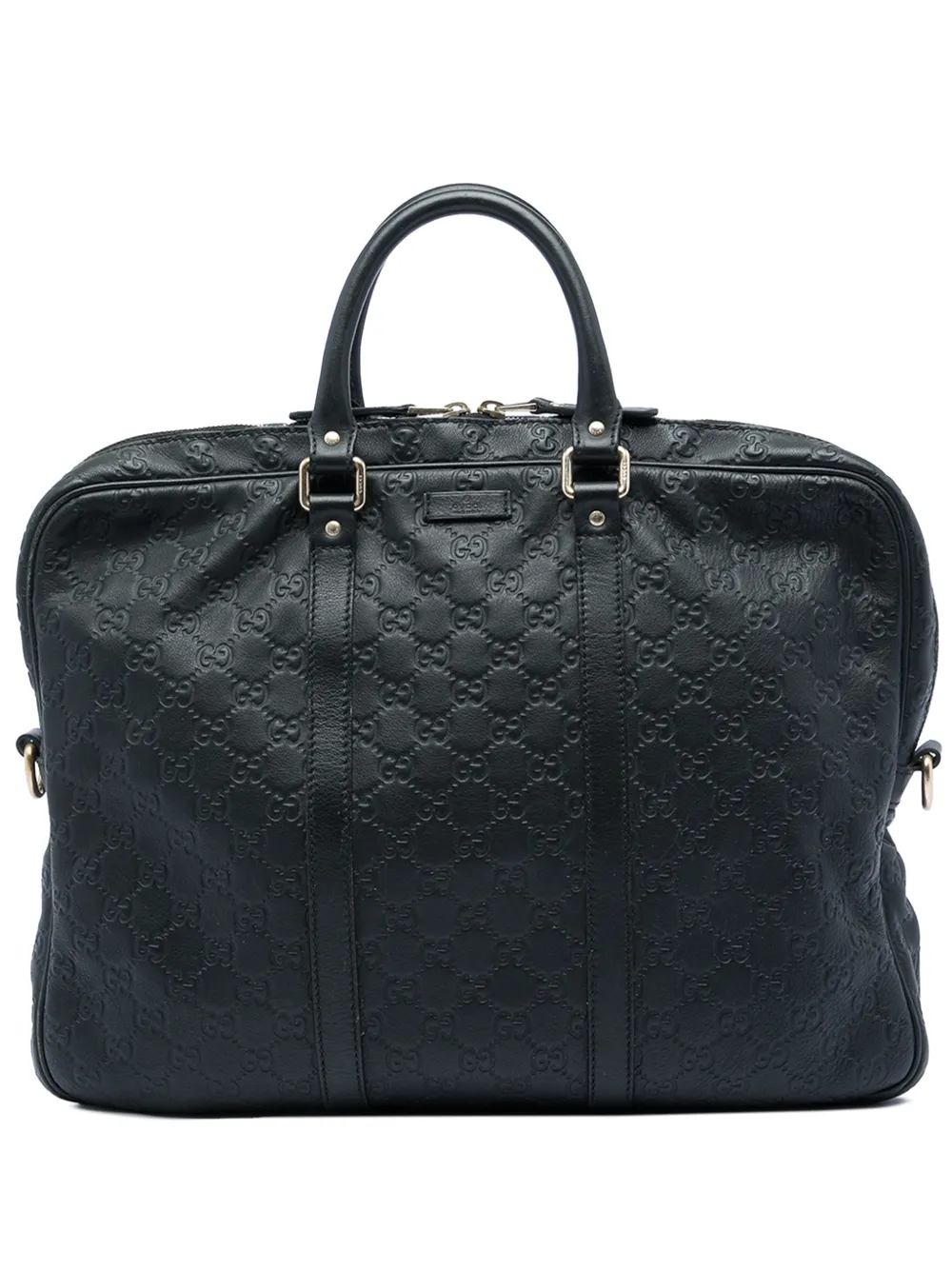 Gucci Pre-Owned 2016-2026 Guccissima business bag - Schwarz