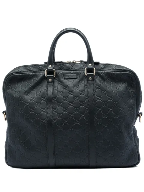 Gucci Pre-Owned 2016-2026 Guccissima business bag