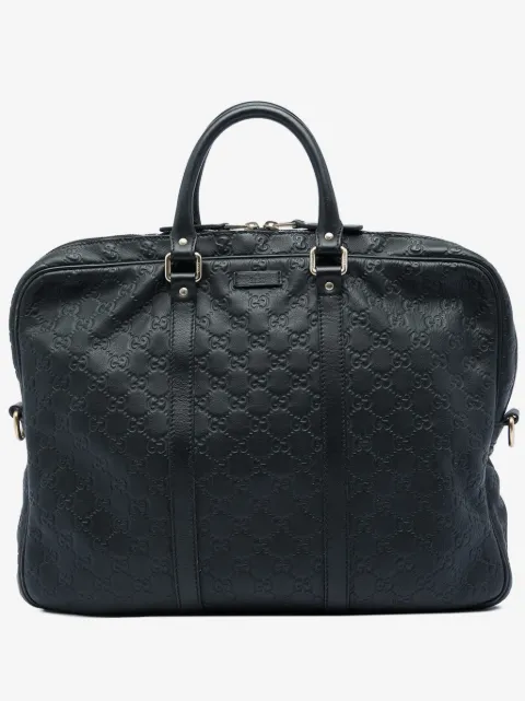 Gucci Pre-Owned 2016-2026 Guccissima business bag