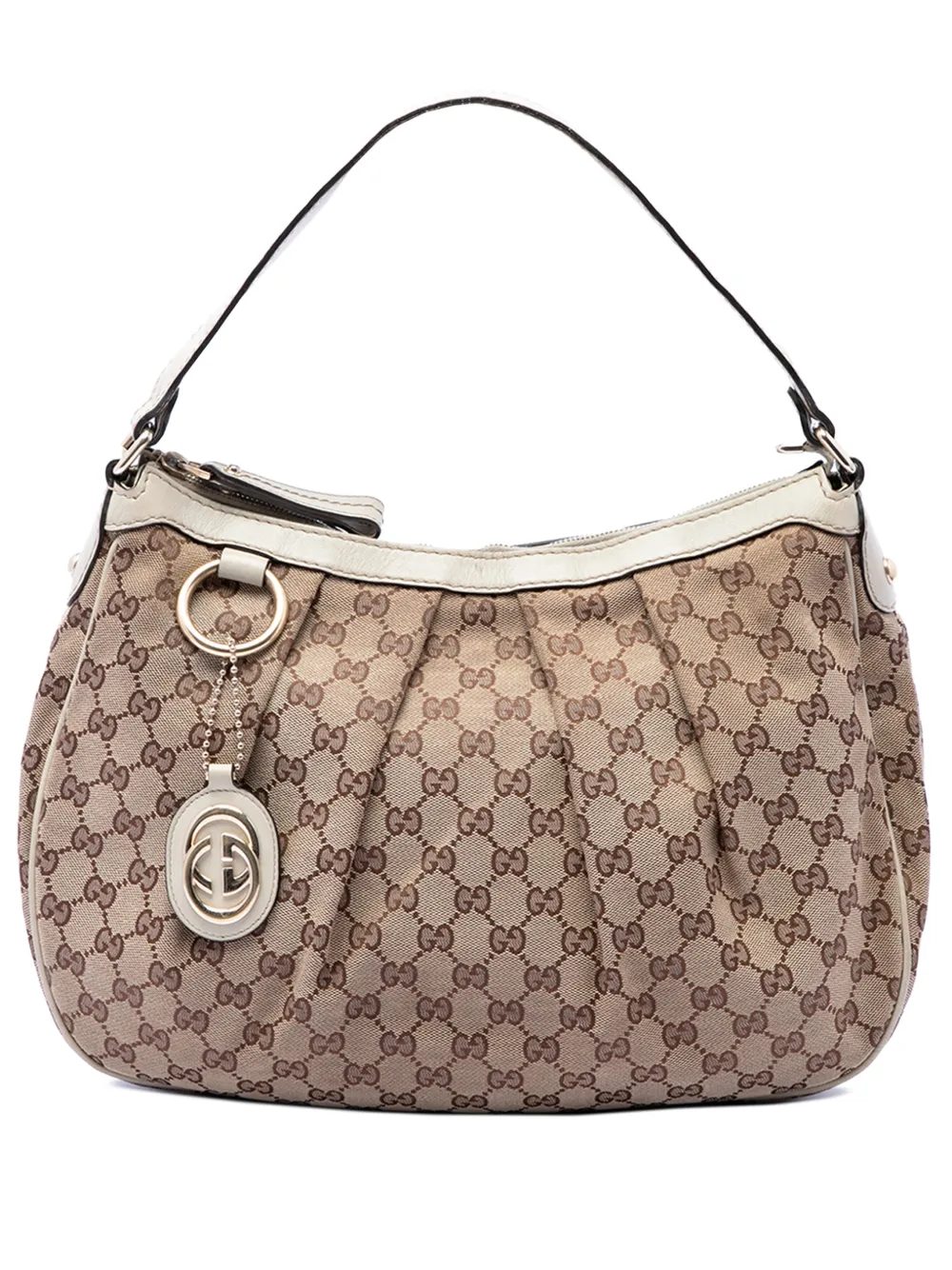 Gucci Pre-Owned 2016-2026 GG Canvas Sukey shoulder bag - Weiß