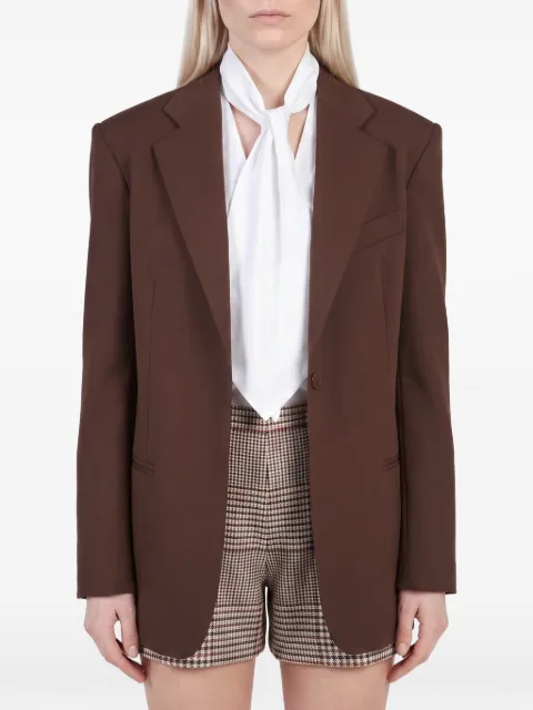 Federica Tosi single-breasted loose-fit blazer